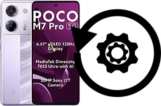 Come resettare o ripristinare a Xiaomi Poco M7 pro 5G