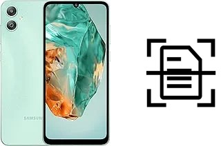 Come scannerizzare su un Samsung Galaxy M05