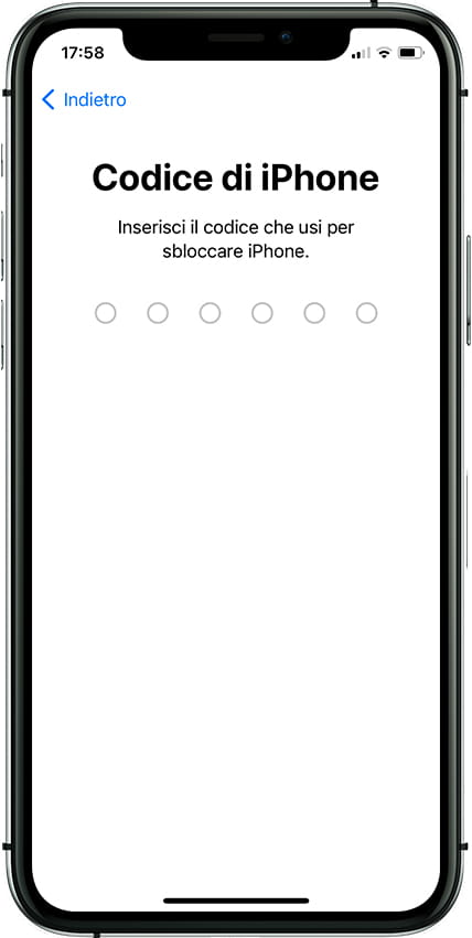 Ripristina iOS