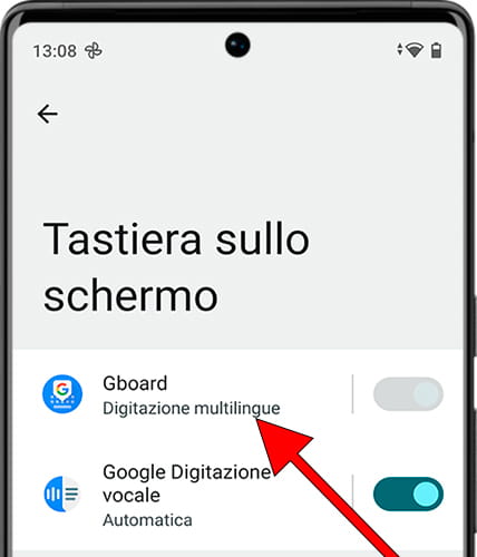 Tastiere disponibili Android
