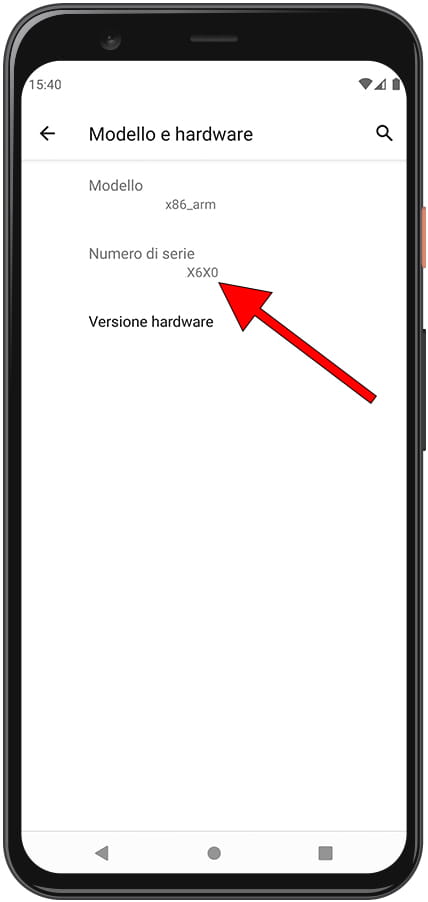 Numero di serie