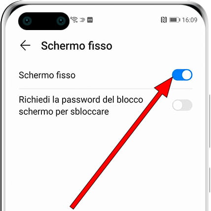 Abilita blocco schermo screen Android